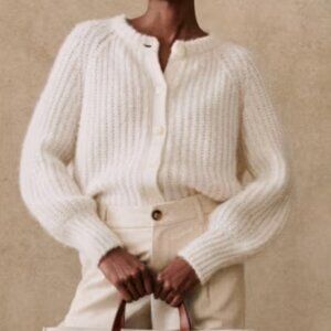 Sezane Emile Cardigan - Ecru